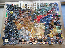 Antique Vintage Button Lot Junk Drawer Old Coat Buttons Early Plastics 3.3 LBS for sale  Shipping to South Africa