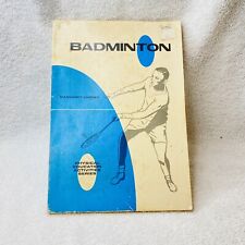 Badminton Phsical Education Activities Series Book by Margaret Varner 1966  for sale  Shipping to South Africa