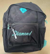 Mochila Diamond USADA Tilly's preta volta às aulas crianças surf skate praia azul-petróleo comprar usado  Enviando para Brazil