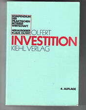 Investition auflage 1988 gebraucht kaufen  Merseburg