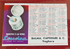 Calendarietto plastificato coc usato  L Aquila