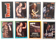 1997 Argentina Rock Cards-Pegatinas Pantera Banda Completa Set Dimebag Novato (8x) segunda mano  Argentina 