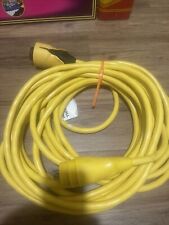 30A 125V Marine Shore Power Boat Cord Cable 50', Yellow for sale  Shipping to South Africa