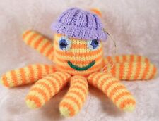 Knitted octopus soft for sale  CAMELFORD