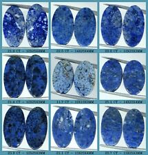 Used, Natural Dumortierite Loose Gemstone Oval Cabochon Pair From South Africa for sale  Shipping to South Africa
