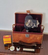 Rare EMEL C 94 Caméra 8 mm Objectif Berthiot Sacoche Cuir Accessoires Années 40 na sprzedaż  Wysyłka do Poland