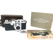Leitz Leica IIIf with Elmar 5 cm f/3.5, 35mm rangefinder camera for sale  Shipping to South Africa