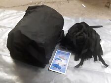 Taylor Made Fish & Ski Boat Cover + Motor Cover, 18'4"-19'5" x 92" Black (E2462), used for sale  Shipping to South Africa