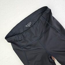 Athleta Womens black exercise workout bike shorts XS Back Zipper Pocket, used for sale  Shipping to South Africa