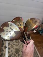 H&B Power Bilt W85720* Persimmon 1 3 5 Set RH Vintage Driver & Fairway Woods for sale  Shipping to South Africa