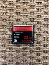 Cartão de memória SanDisk Extreme 32GB 60MB/s UDMA CF compacto flash câmera, usado comprar usado  Enviando para Brazil