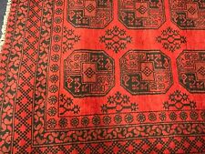Red afghan rug for sale  LONDON