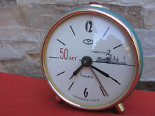 Usado, Raro Soviético de colección coleccionable Reloj despertador mecánico VITYAZ 50 años URSS segunda mano  Embacar hacia Argentina