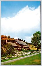 Trapp Family Lodge Stowe Vermont Cor Unum Gift Shop Chrome UNP Postcard for sale  Shipping to South Africa