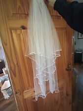 Wedding veil white for sale  READING