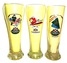 3 Paulaner Schneider Hofbrau Spaten Ingolstadt Munich Weizen German Beer Glasses for sale  Shipping to South Africa