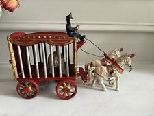 Used, vintage Heavy Kenton? Toy Cast iron Circus Wagon White Polar Bear w/ Driver 11” for sale  Shipping to South Africa