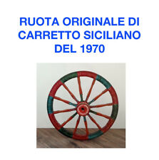 Ruota carretto siciliano usato  Catania