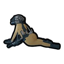 Gun Girl NVG Night Vision Sexy Morale Funny Tactical Military Rubber Patch for sale  Shipping to South Africa