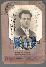 Tessera postale riconoscimento usato  Roma