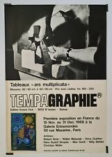 Tempagraphie 1968 affiche d'occasion  Paris XII