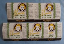 1930s vintage Deco " BLONDE " Hair Rinse bottle labels ( gummed back ) for sale  Shipping to South Africa