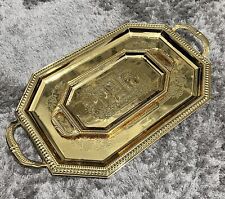 Gold tray set for sale  LEICESTER