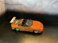 RACING CHAMPIONS Fast And Furious Brian's 1995 Toyota Supra Orange 1:64 for sale  Shipping to South Africa