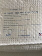 Latex mattress topper for sale  DEWSBURY
