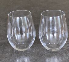 Pair riedel stemless for sale  BANBURY