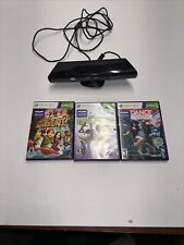 Microsoft Xbox 360 Kinect Sensor Bar with 3 Games Bundle Lot for sale  Shipping to South Africa