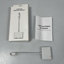 Genuine Apple Lightning Digital AV Adapter for sale  Shipping to South Africa