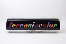 Logotipo luminoso, Ferrania, anúncio "Ferraniacolor", 28 polegadas de comprimento comprar usado  Enviando para Brazil