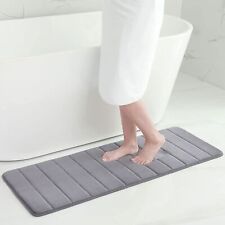 Alfombra de baño de espuma viscoelástica alfombra de ducha absorbente grande almohadilla de piso de terciopelo de coral suave segunda mano  Embacar hacia Argentina