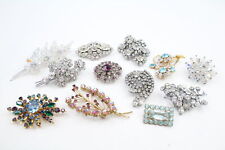 Vintage rhinestone brooches for sale  Shipping to Ireland