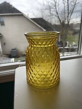 golden glass flower vase for sale  Fort Wayne