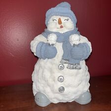 Vintage Encore Snow Buddies snowman with Snow Cones Christmas figurine 11” for sale  Keene