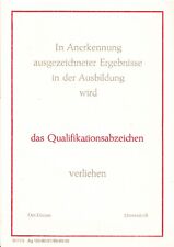 Ddr blanko urkunde gebraucht kaufen  Greifswald-Alte Stadtteile