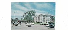 Bowling Green Missouri mid-century postcard / public square downtown old cars for sale  Shipping to South Africa