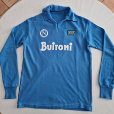 MARADONA 10 NAPOLI MATCH VERSION SHIRT 1985 1986 NR BUITONI HOME LONG SLEEVES, usado segunda mano  Embacar hacia Argentina