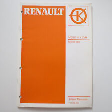 Manual de taller Renault Alpine 4x25W estéreo radiosat HIFI CD cassette segunda mano  Embacar hacia Argentina