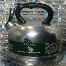 Pendeford Whistling Kettle Polished 2 Litre Original Housewares Outdoors Camping for sale  Shipping to South Africa