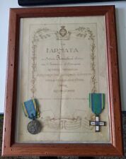 Diploma medaglia croce usato  Roma