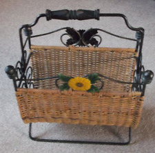 Vintage wicker iron for sale  LINCOLN