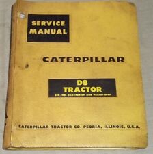 Cat CATERPILLAR D8 D8H Tracteur Dozer Service Magasin Réparation Manuel Book for sale  Shipping to Canada
