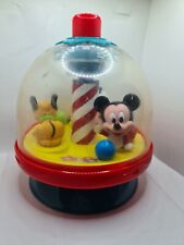 Brinquedo vintage Disney Press and Spin Mickey Mouse bebê Arco Donald Duck Pluto bebê comprar usado  Enviando para Brazil