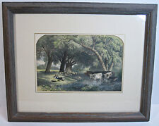 Framed antique color for sale  Austin