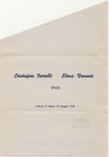 1948 viterbo wedding for sale  Shipping to United Kingdom