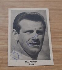 Bill asprey stoke for sale  Shipping to Ireland