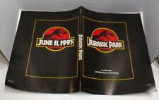 Cubierta de libro póster de Parque Jurásico 20""x13"" Universal Studios Amblin 11 de junio de 1993, usado segunda mano  Embacar hacia Argentina
